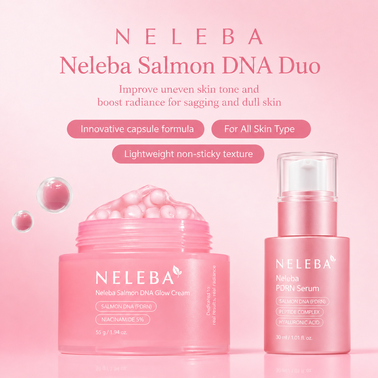Neleba Salmon DNA Duo
