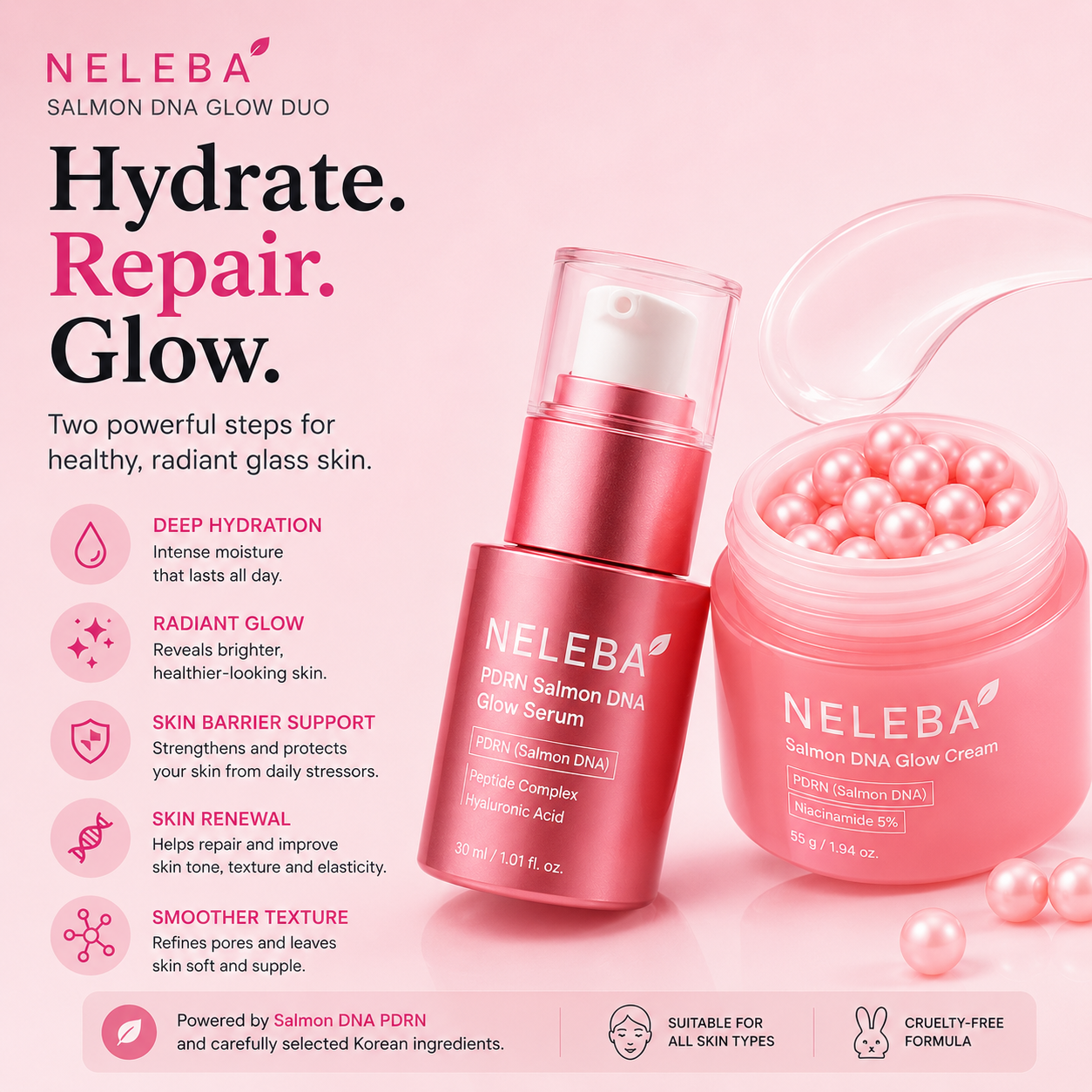 Neleba Salmon DNA Duo
